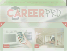 Tablet Screenshot of careerpro.com